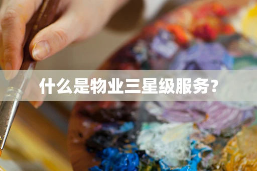 什么是物业三星级服务？