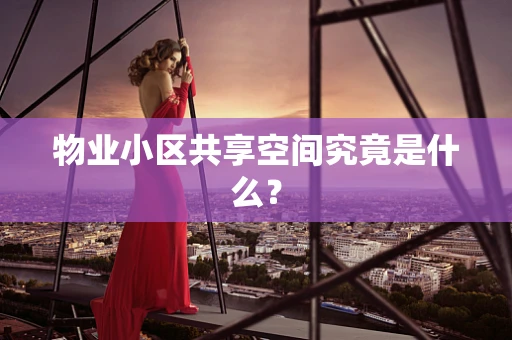 物业小区共享空间究竟是什么？