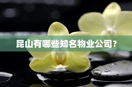 昆山有哪些知名物业公司？