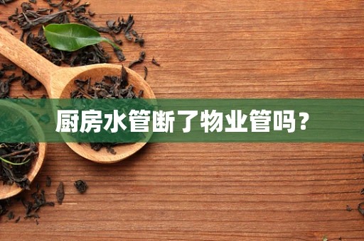 厨房水管断了物业管吗？