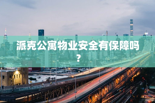派克公寓物业安全有保障吗？