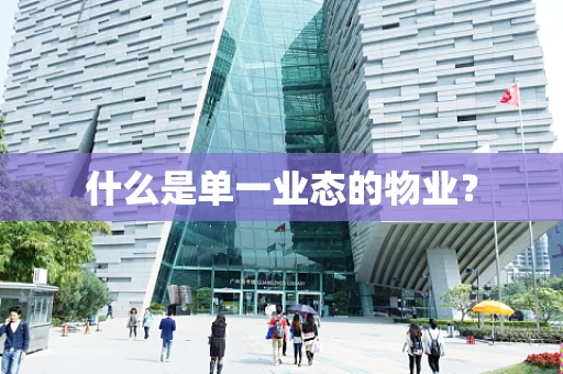 什么是单一业态的物业？