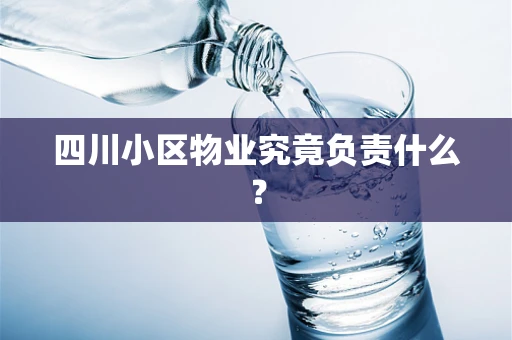 四川小区物业究竟负责什么？