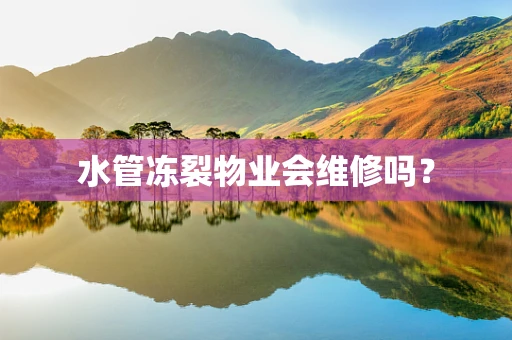 水管冻裂物业会维修吗？