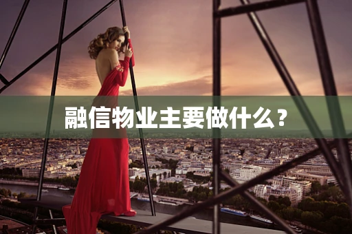 融信物业主要做什么？