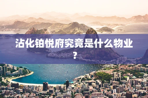 沾化铂悦府究竟是什么物业？