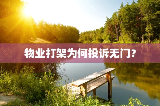 物业打架为何投诉无门？