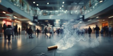 商场抽烟物业有权罚款吗？