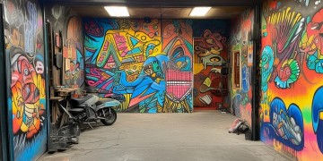 车库涂鸦物业会允许吗？