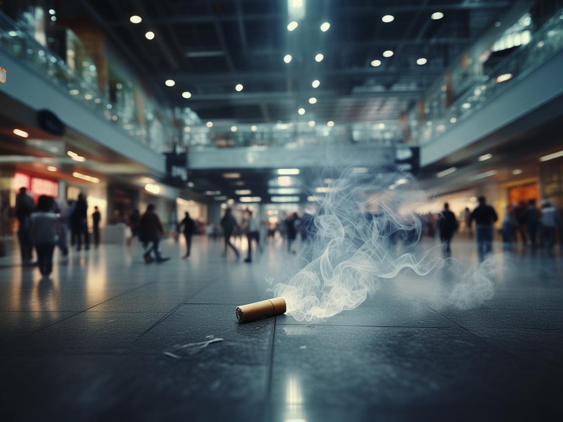 商场抽烟物业有权罚款吗？